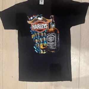 Insane condition Vintage 1987 Harley Davidson/ Jack Daniels/ Palm beach biker T